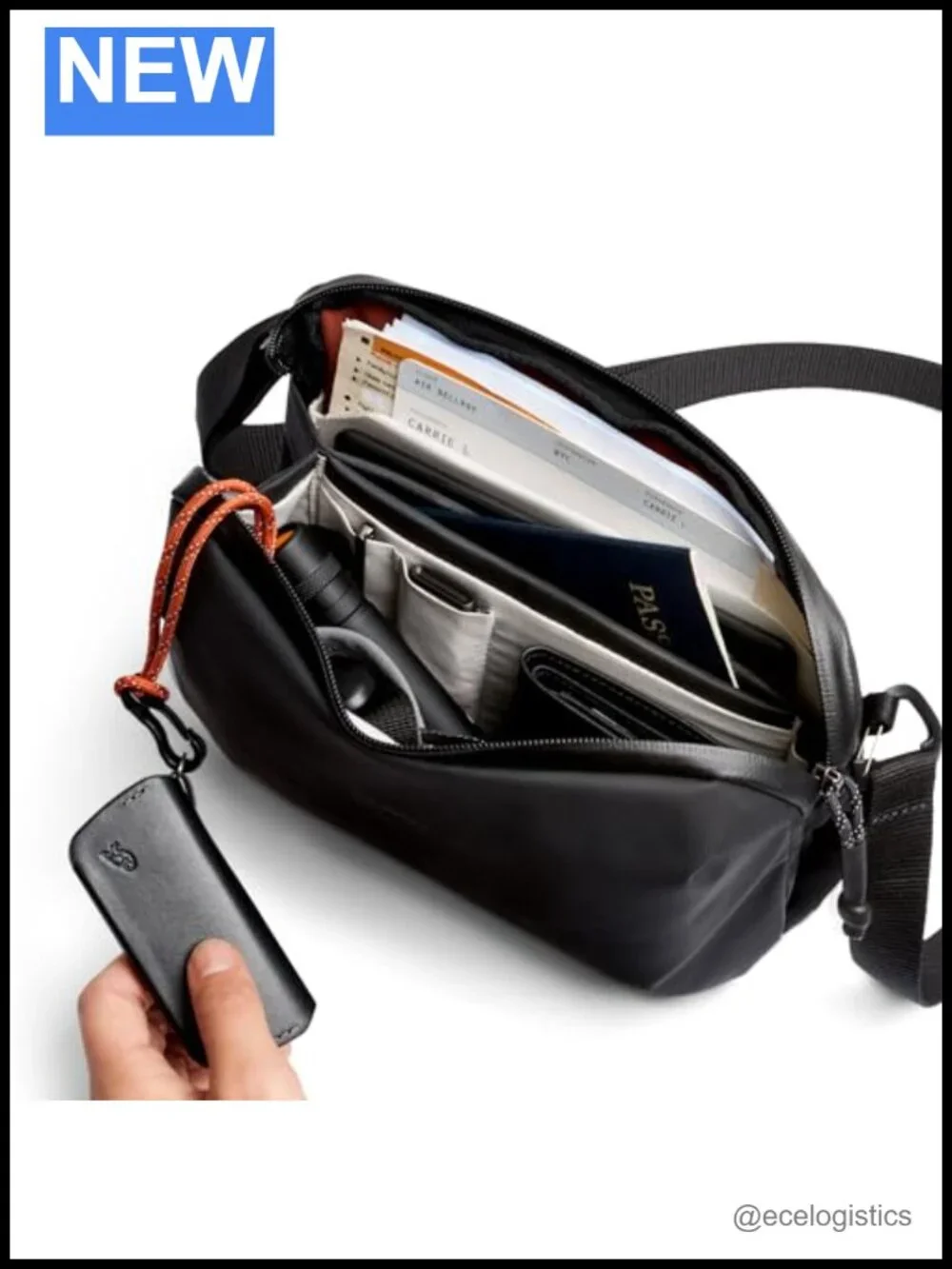 Venture Travel Crossbody RFID Sling Bag Waterproof Nylon